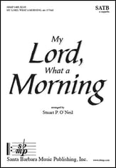 My Lord, What a Morning SATB choral sheet music cover